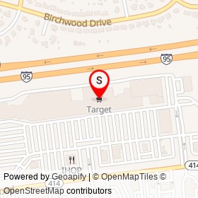 Target on Capital Beltway, Oxon Hill Maryland - location map