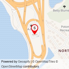 McDonald's on North Cove Terrace, National Harbor Maryland - location map