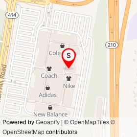 Calvin Klein on Tanger Boulevard, Oxon Hill Maryland - location map