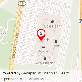 Oakley on Tanger Boulevard, Oxon Hill Maryland - location map