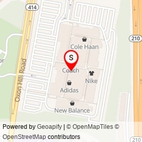Michael Kors on Tanger Boulevard, Oxon Hill Maryland - location map