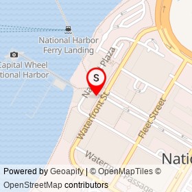 Rosa Mexicano on Waterfront Street, National Harbor Maryland - location map