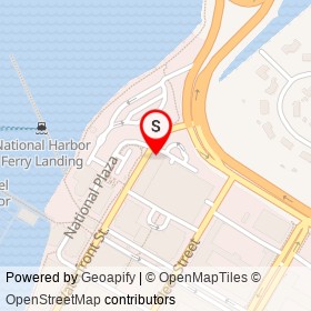 Elevation Burger on Waterfront Street, National Harbor Maryland - location map
