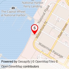 The Westin on Waterfront Street, National Harbor Maryland - location map