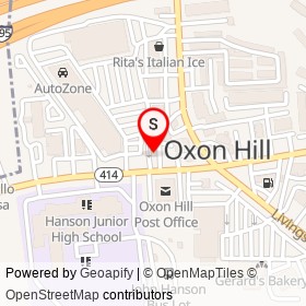 Taco Bell on Oxon Hill Road, Oxon Hill Maryland - location map