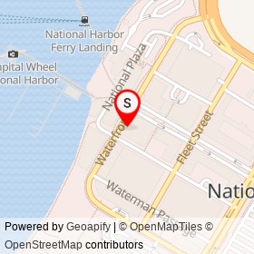 Aloft on Waterfront Street, National Harbor Maryland - location map