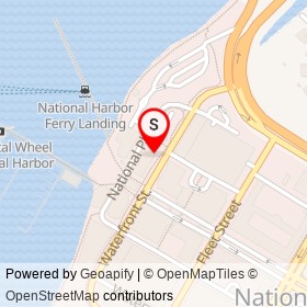The Tasting Room on Waterfront Street, National Harbor Maryland - location map