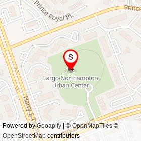 Largo-Northampton Urban Center on , Largo Maryland - location map