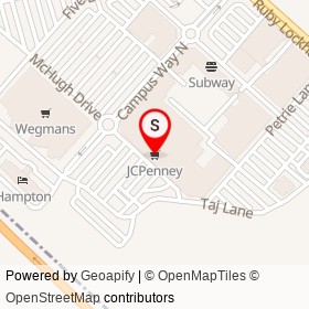 JCPenney on McHugh Drive, Glenarden Maryland - location map