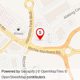 Five Guys on Alaking Court, Largo Maryland - location map
