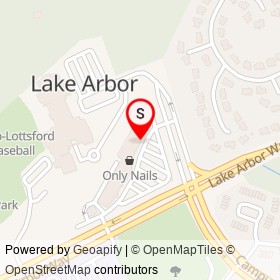 Lake Arbor Dental on Lake Arbor Way, Bowie Maryland - location map