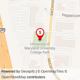 University of Maryland University College Park on , Upper Marlboro Maryland - location map