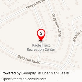 Kagle Tract Recreation Center on , Mitchellville Maryland - location map