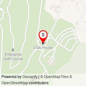 Club House on Enterprise Road, Mitchellville Maryland - location map