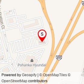 Pohanka Volkswagen on Ritchie Station Court, Capitol Heights Maryland - location map