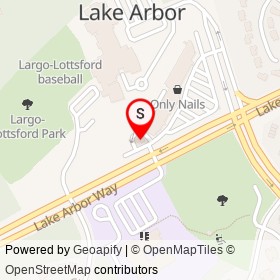 Bank of America on Lake Arbor Way, Bowie Maryland - location map