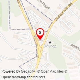 Citgo on Addison Road South, Capitol Heights Maryland - location map