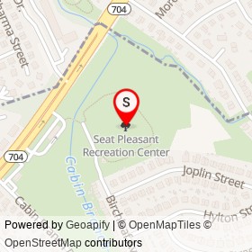 Seat Pleasant Recreation Center on , Seat Pleasant Maryland - location map