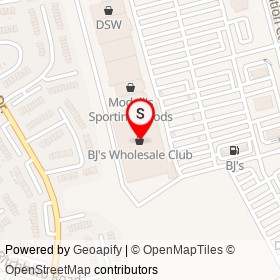 BJ's Wholesale Club on Ritchie Station Court, Capitol Heights Maryland - location map