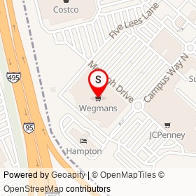 Wegmans on McHugh Drive, Lanham Maryland - location map