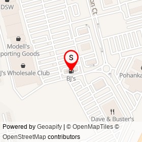 BJ's on Ritchie Station Court, Forestville Maryland - location map