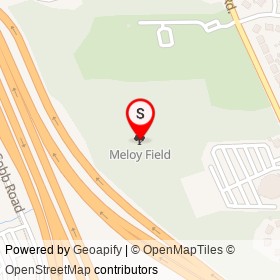 Meloy Field on , Lanham Maryland - location map