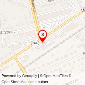 Citgo on Lanham Severn Road, Seabrook Maryland - location map