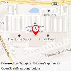 Target on Heather Glen Way, Mitchellville Maryland - location map