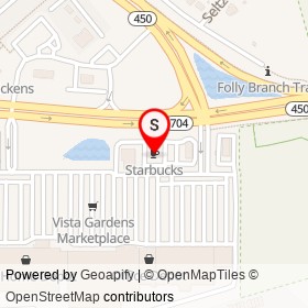 Starbucks on Martin Luther King Jr Highway, Mitchellville Maryland - location map
