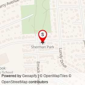 Sherman Park on , Seabrook Maryland - location map