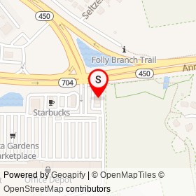 Capital One Bank on Annapolis Road, Mitchellville Maryland - location map