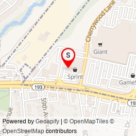 Mission BBQ on Greenbelt Road, Greenbelt Maryland - location map
