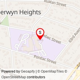 No Name Provided on Quebec Street, Berwyn Heights Maryland - location map
