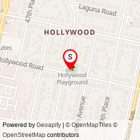 No Name Provided on Hollywood Road, College Park Maryland - location map