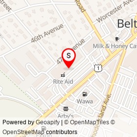 Petco on Baltimore Avenue, Beltsville Maryland - location map
