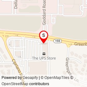 Five Guys on Greenbelt Road, Seabrook Maryland - location map