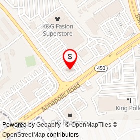 Wendy's on Annapolis Road, Hyattsville Maryland - location map