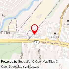 Siri's Chef's Secret on Greenbelt Road, Greenbelt Maryland - location map