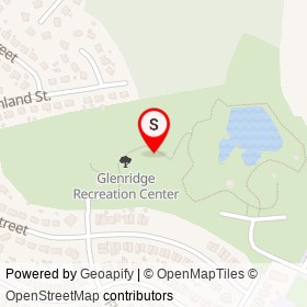 Glenridge Community Park on , Woodlawn Maryland - location map