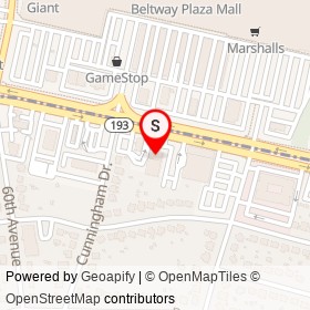 Money One Federal Credit Union on Greenbelt Road, College Park Maryland - location map