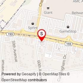 Shell on Greenbelt Road, Berwyn Heights Maryland - location map