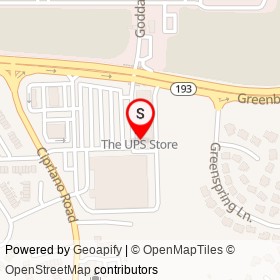 Ledo Pizza on Greenbelt Road, Seabrook Maryland - location map