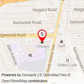 7-Eleven on Edgewood Road, College Park Maryland - location map