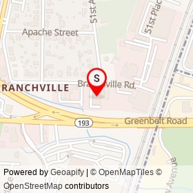 FinishMaster Auto Body on Branchville Road, College Park Maryland - location map