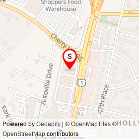 IHOP on Cherry Hill Road, College Park Maryland - location map