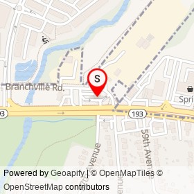 SunTrust on Branchville Road, Berwyn Heights Maryland - location map