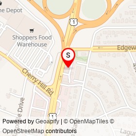 ASE Modern Kitchen Design Center on Baltimore Avenue, College Park Maryland - location map