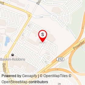 Comfort Inn Capital-Beltway, Beltsville, MD on Powder Mill Road, Calverton Maryland - location map