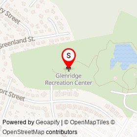 Glenridge Recreation Center on , Woodlawn Maryland - location map
