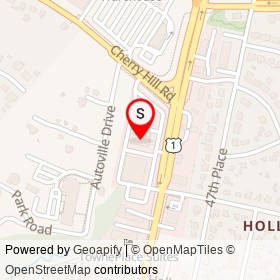 Hampton on Baltimore Avenue, College Park Maryland - location map